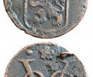 Logo VOC su moneta