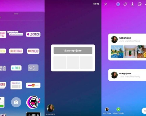 Sticker Instagram per account business: "Share Professional"